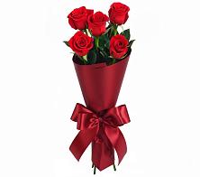 Букет 5 Красных роз Эдлесс Лав в Черемном