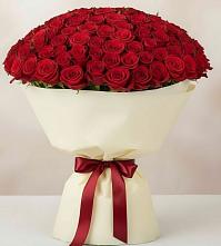 Букет 101 Красная роза Милано в Черемном