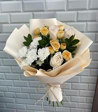 Букет цветов из:  Розы и Хризантемы в Черемном