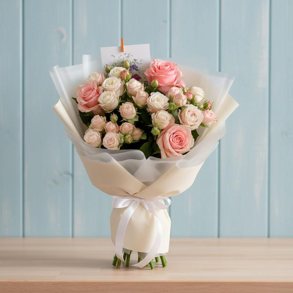 Букет цветов из: Розы в Черемном