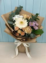 Букет цветов из:  Герберы и Хризантемы в Черемном