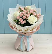 Букет цветов из:  Розы в Черемном