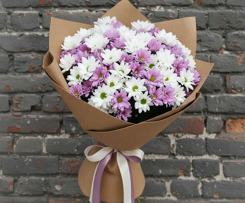 Букет цветов из: Хризантемы в Черемном