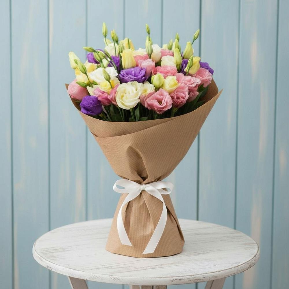 Букет цветов из: Лизиантусы в Черемном