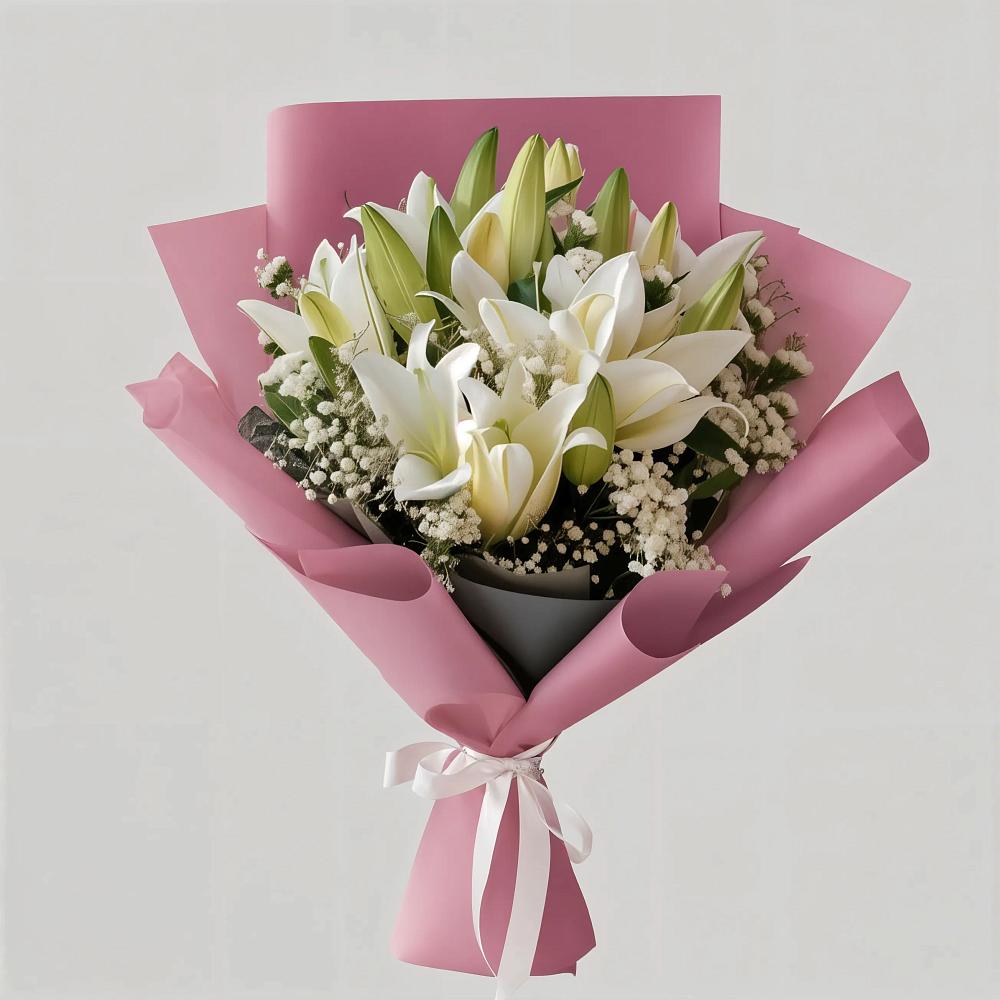 Букет цветов из: Лилии в Черемном