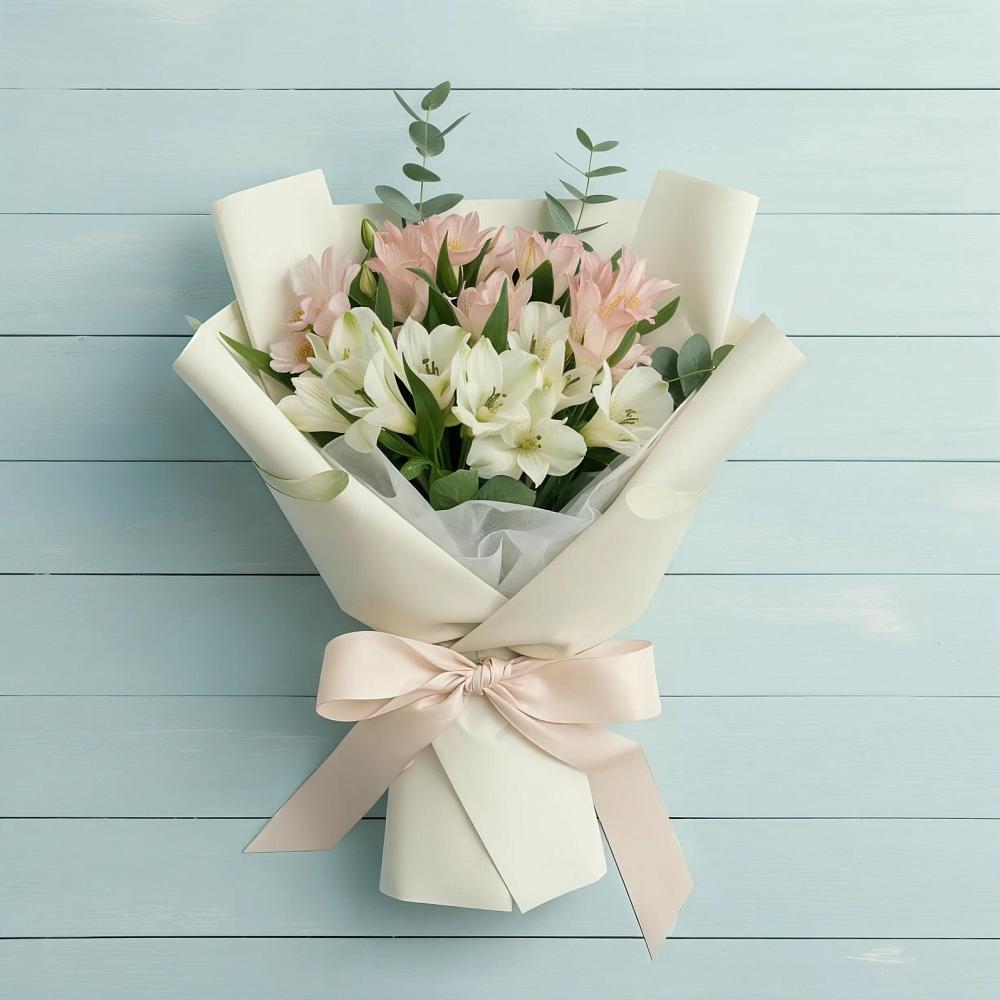 Букет цветов из: Альстромерии в Черемном