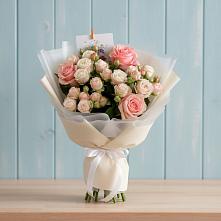 Букет цветов из:  Розы #REPLACE_PRED# Черемном
