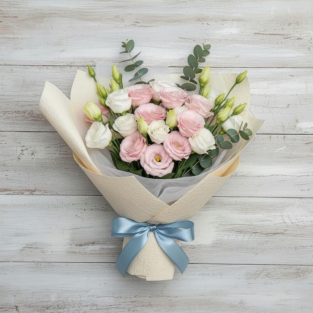 Букет цветов из: Лизиантусы в Черемном